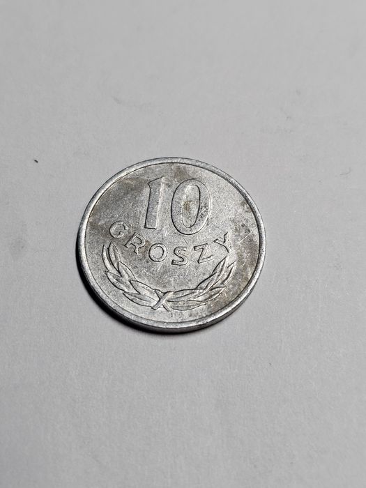 Moneta nr.55 nominał 10 groszy 1977 rok za 10 zł