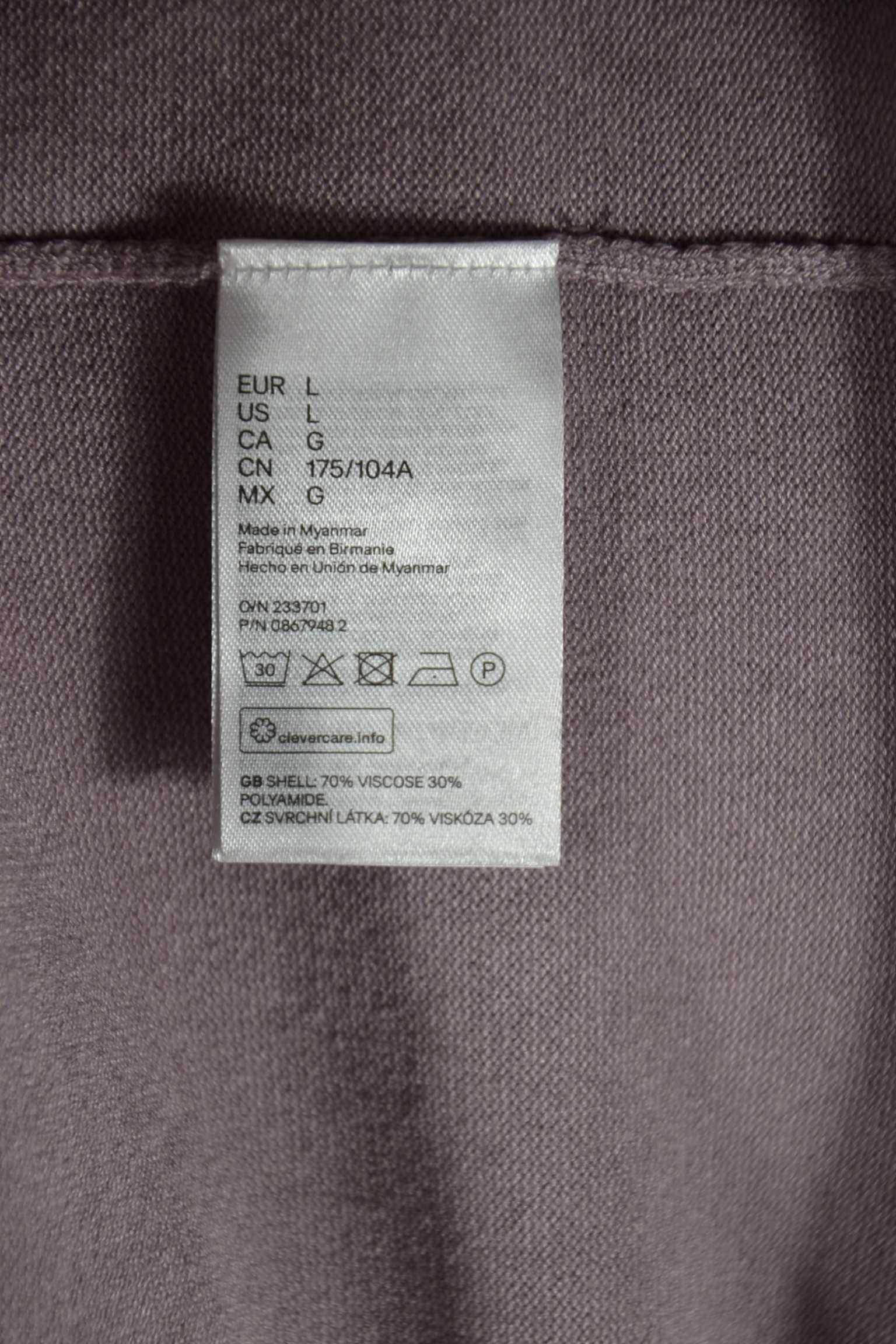 H&M Basics Nowy Sweter Damski L Oversize Wiskoza Oryginalny