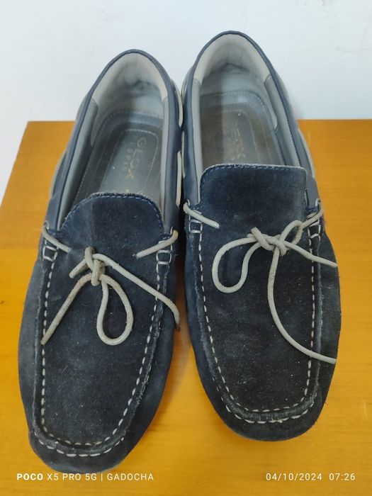 Sapatos de homem verão Geox azuis 30€