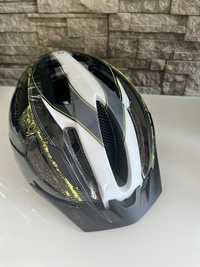 Kask na rower czarny, zielony rozmiar 49-54 cm! Stan idealny, okazja!