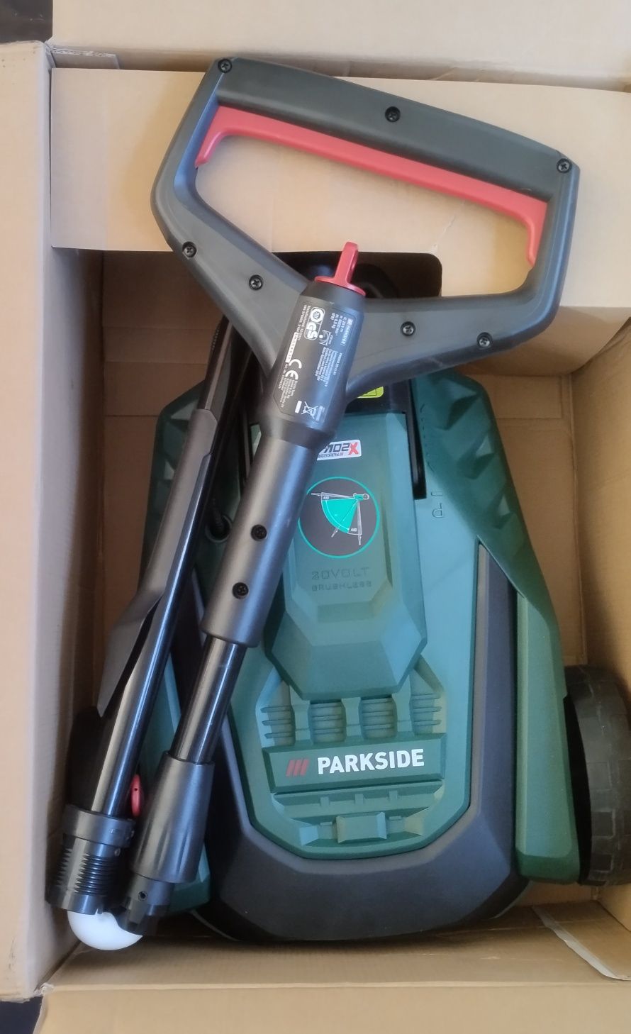 Corta relva a bateria 20V Parkside
