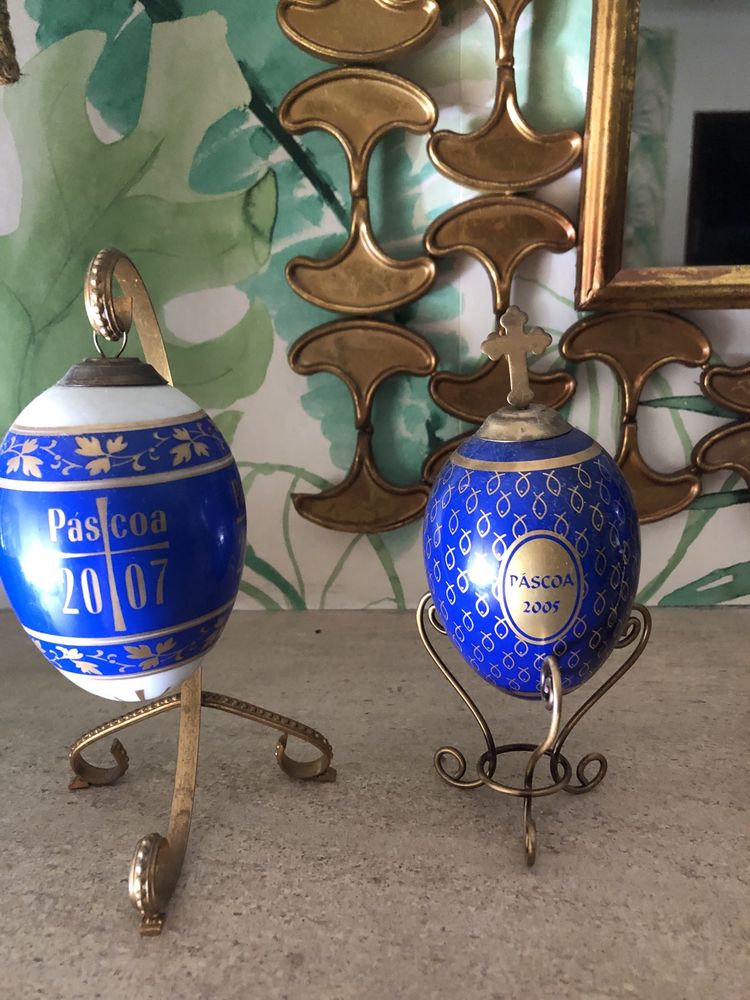 Coleção de ovos de porcelana (técnica fabergé) de inspiração católica