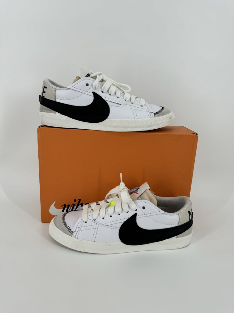 Nike sportswear blazer low jumbo białe sneakersy tenisówki męskie 47,5