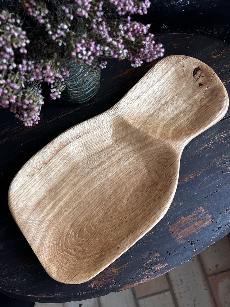 Wooden serving platter