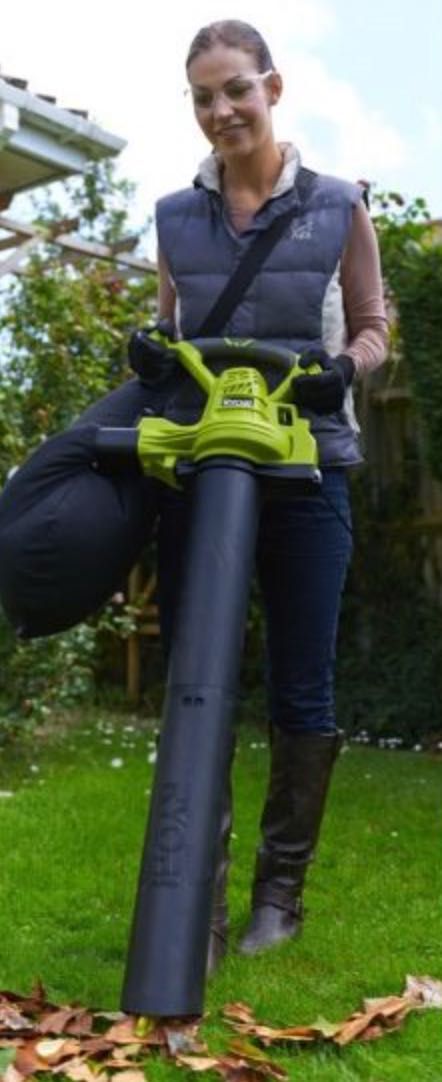 Повітродувка-пилосос садова RYOBI RBV3000CSV, 3000Вт