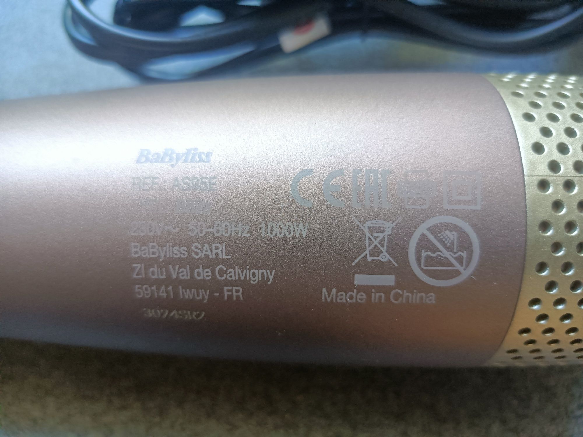 Lokówko Suszarka Babyliss AS95E
