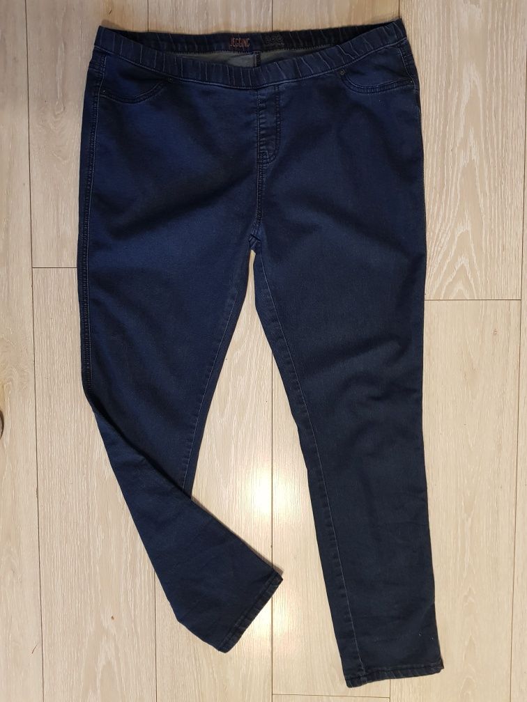 Elastyczne skinny jegginsy Denim&Co 48