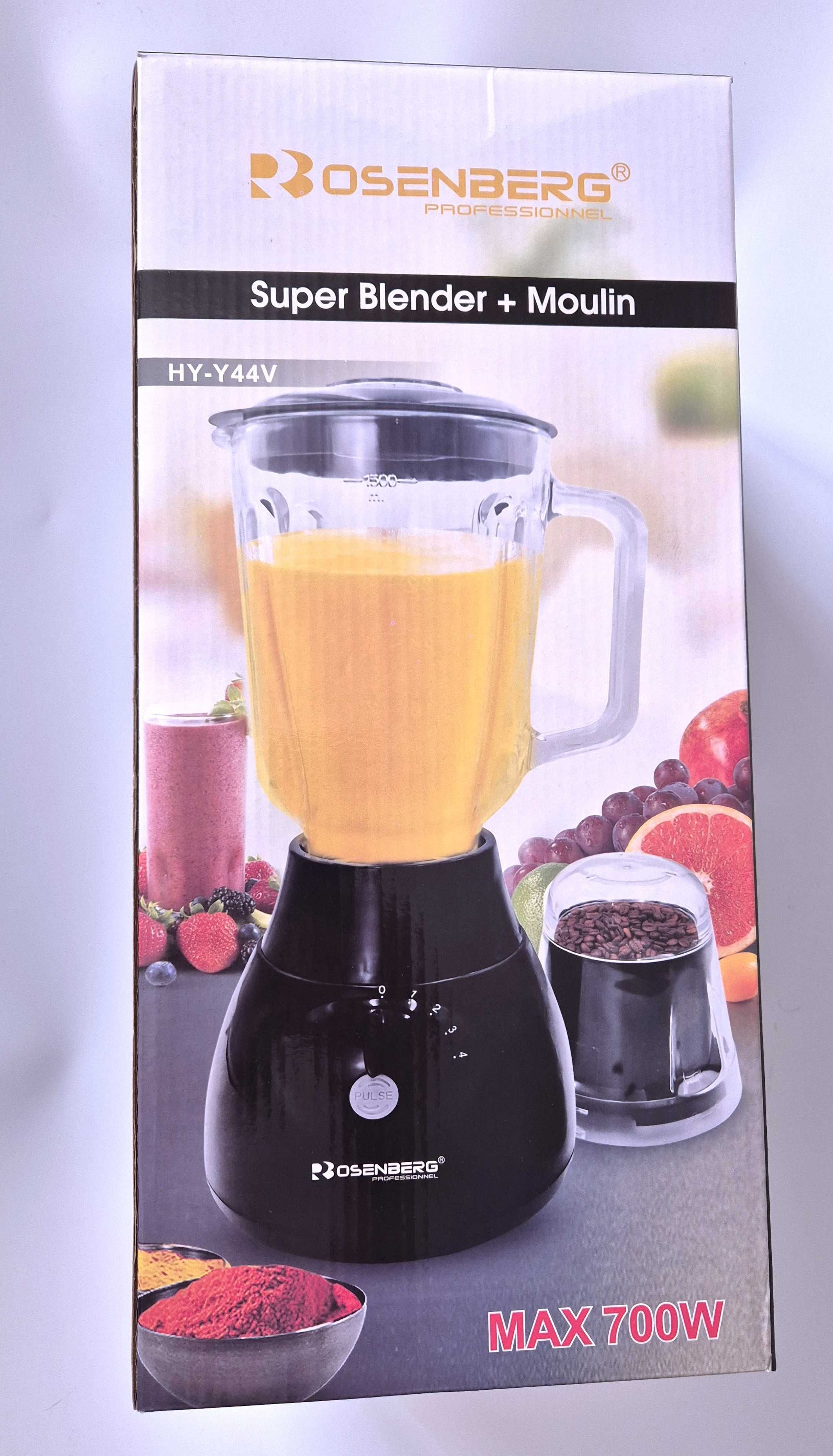 Blender kielichowy Rosenberg 700W, czarny