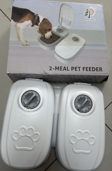 Dwukomorowy karmnik nowy