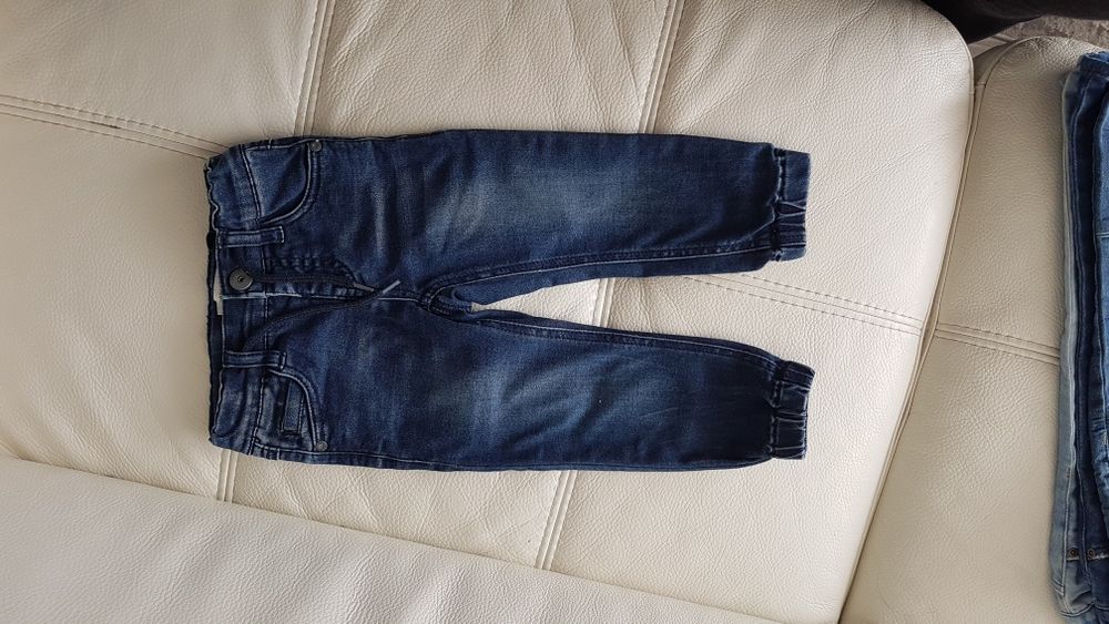 Jeansy spodnie jeansowe miękkie elastyczne 86 Name It