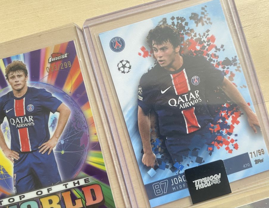 João Neves Cromos e Cartas Rookies, Numeradas, SLB Benfica, Psg
