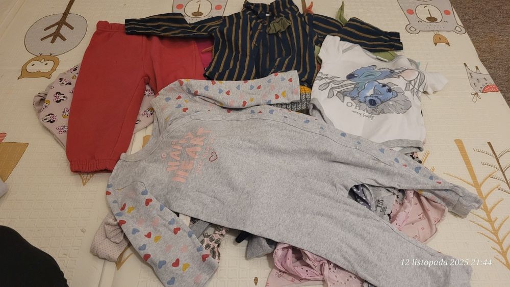 Paka ubrań dla dziewczynki 86- 92