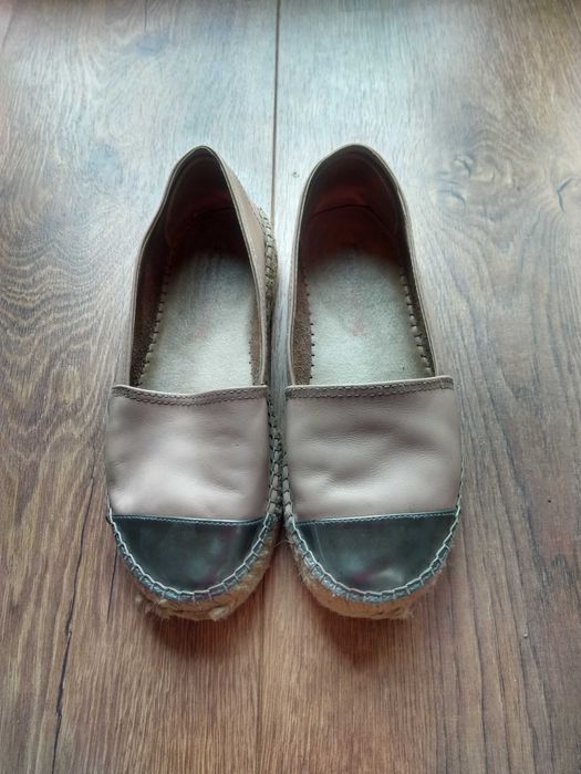 Skórzane Półbuty Espadryle 38 Macarena