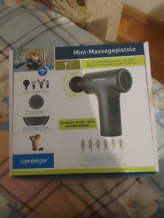 Ручний антицелюлітний масажер weinberger mini-massagepistole пістолет