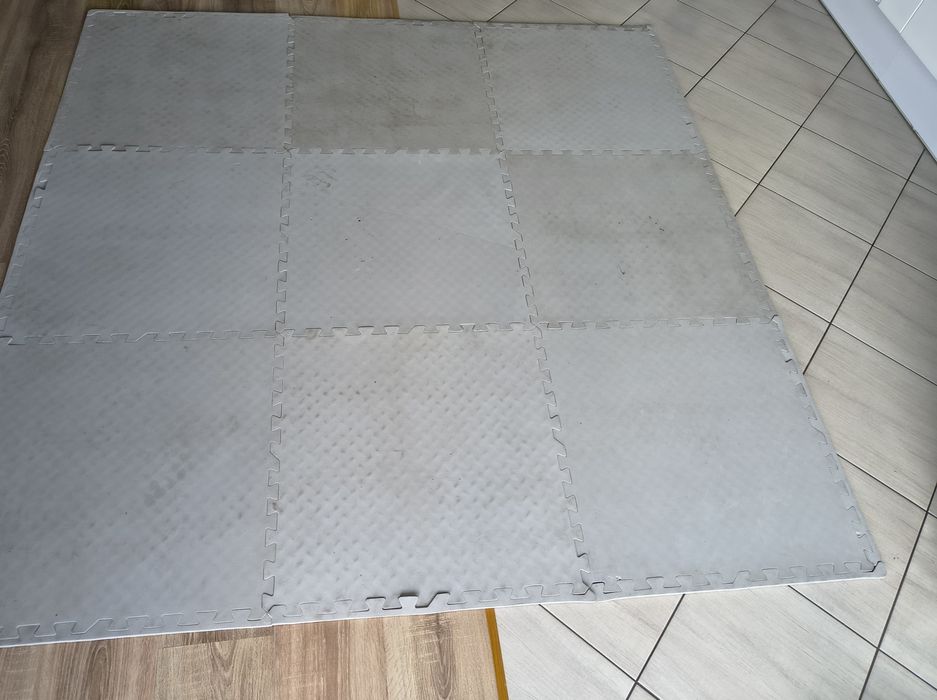 Mata piankowa duże puzzle piankowe 9 sztuk