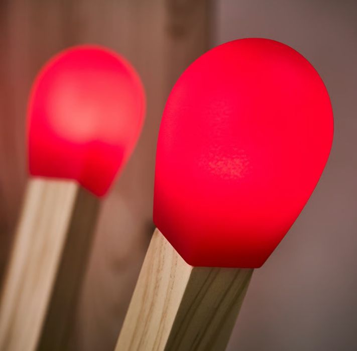 Ikea Strala lampa zapałki