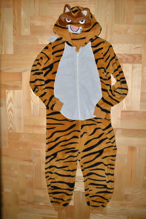 42^ Tygrys pluszowy strój piżama przebranie 11/12 Lat_146/152 cm