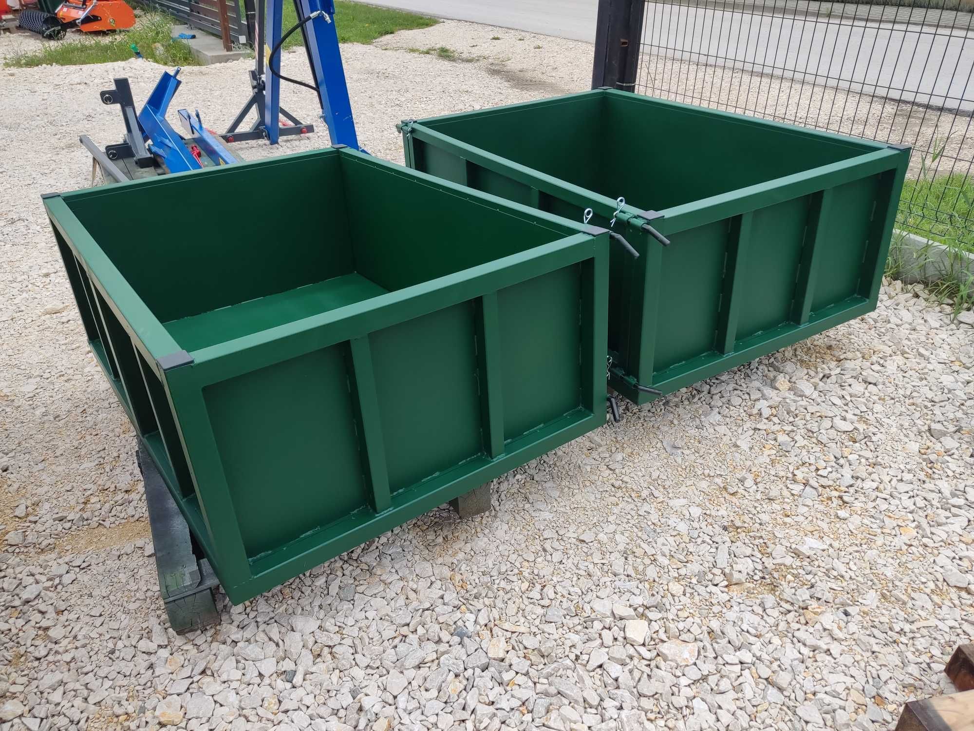 Skrzynia transportowa tuz na tył traktora lemiesz kiper nowa solidna