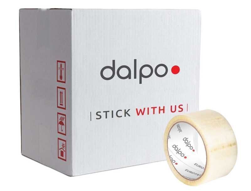 Taśma Pakowa Dalpo Transparent Kauczuk 48/60Y - 36 Szt.