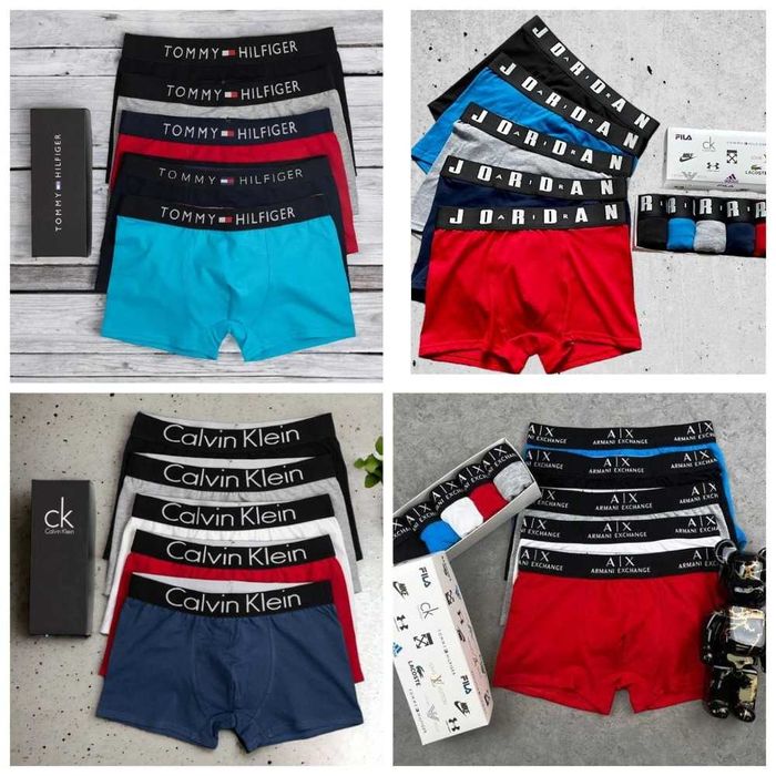 Боксеры трусы Calvin Klein Tommy Мужские ОПТ и РОЗНИЦА труси боксери