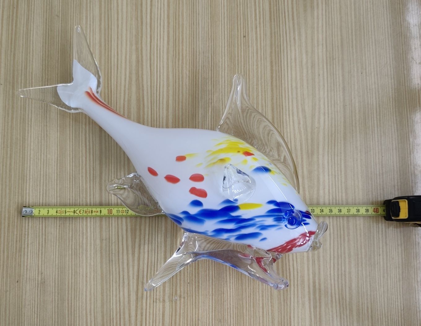 Peixe em Vidro Decorativo