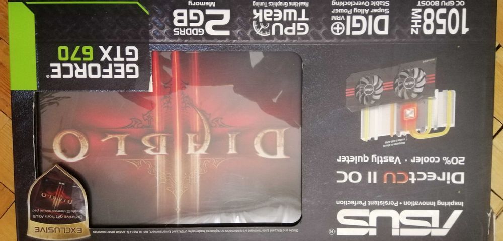 ASUS GTX 670 DirectCU II OC 2GD5