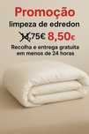 Promoção limpeza de Edredon