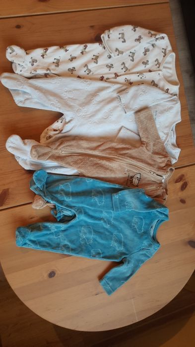 Pajacyki śpioszki piżamki niemowlęce zimowe pluszowe