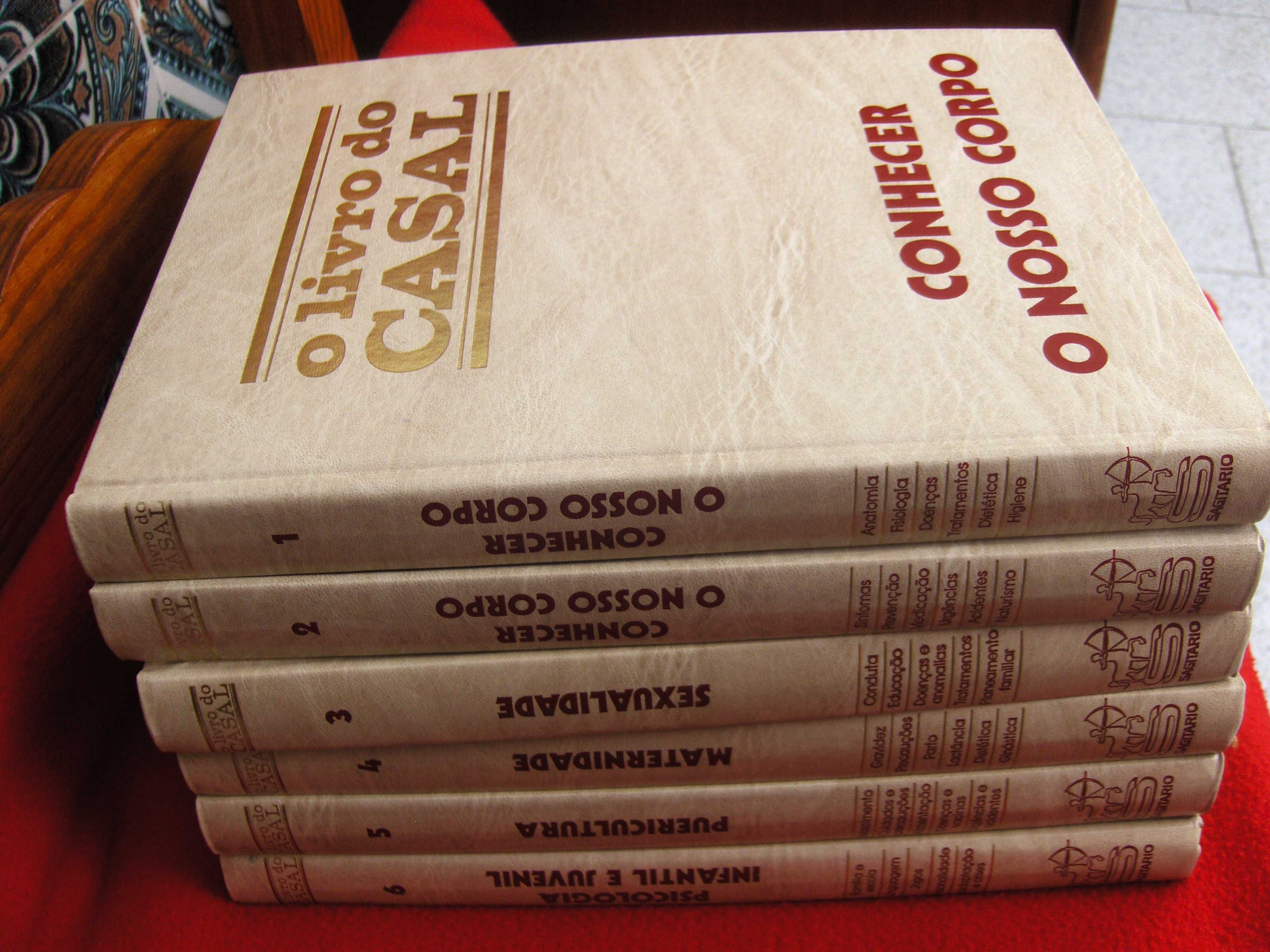 Livros de Coleção: "O LIVRO DO CASAL" - 6 volumes muito estimados