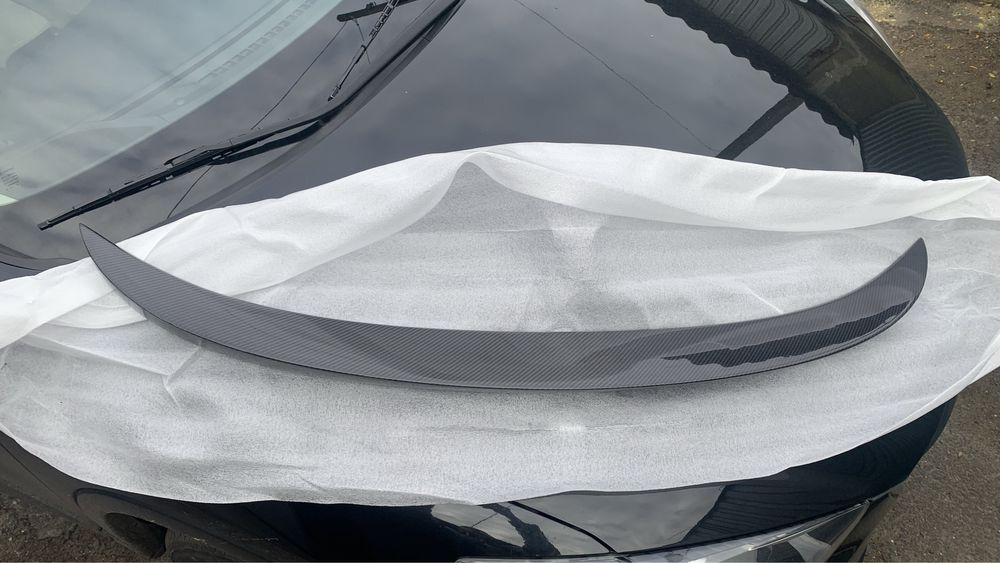 Спойлер багажника BMW 6 F13  БМВ Ф13 Карбон диффузор сплиттер сплiтер