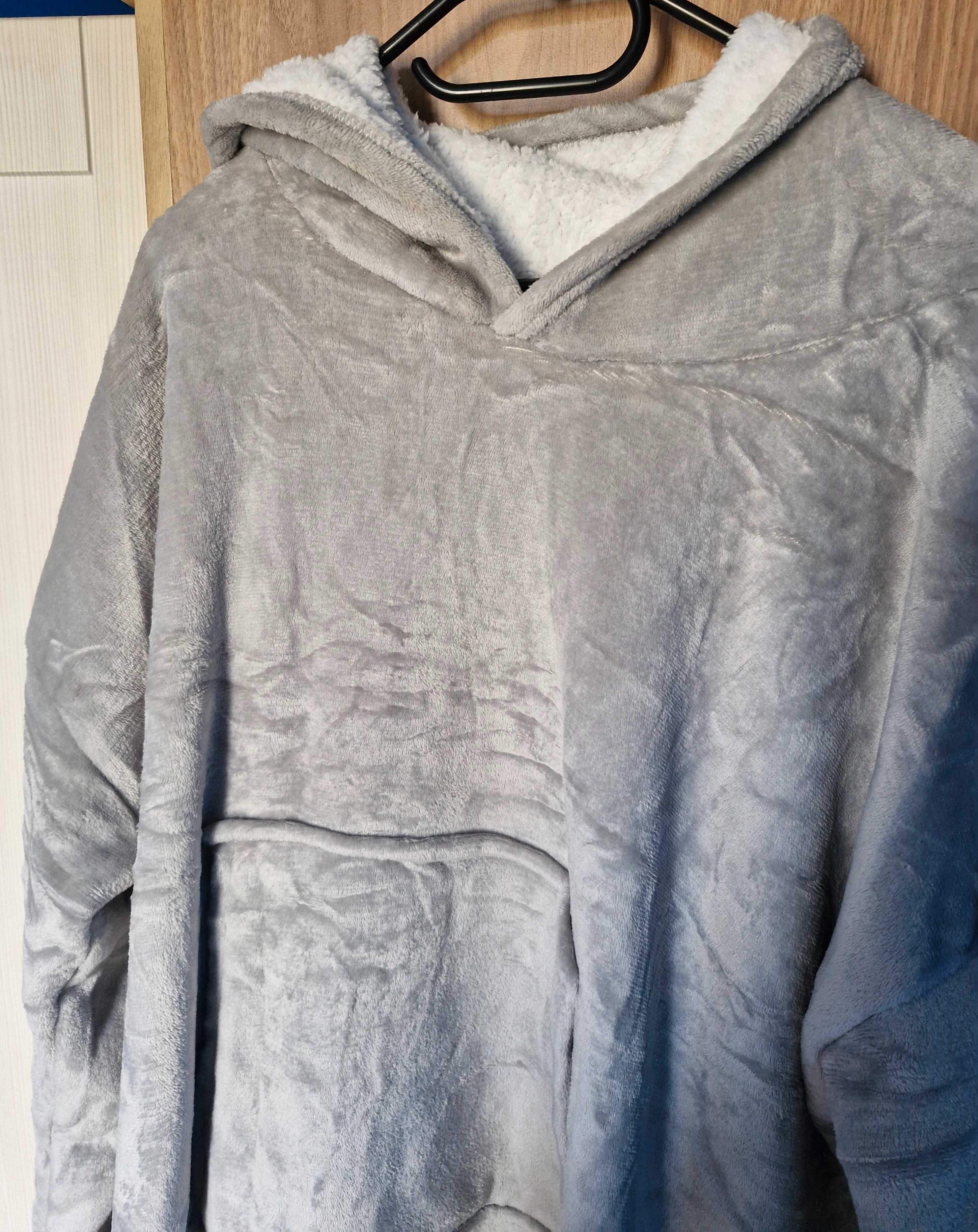 Snuggie koc bluza z kapturem