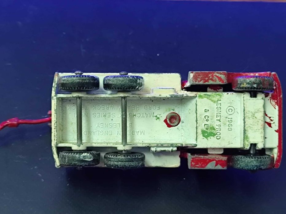 Antigo Camiao Matchbox 1968  Lesney No.71-C, Ford Heavy Wreck Truck