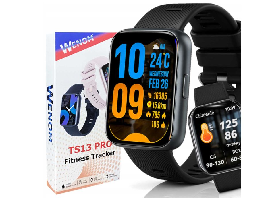 Smartwatch Zegarek Męski Damski Sport Zdrowie Wodoodporny - WYPRZEDAŻ