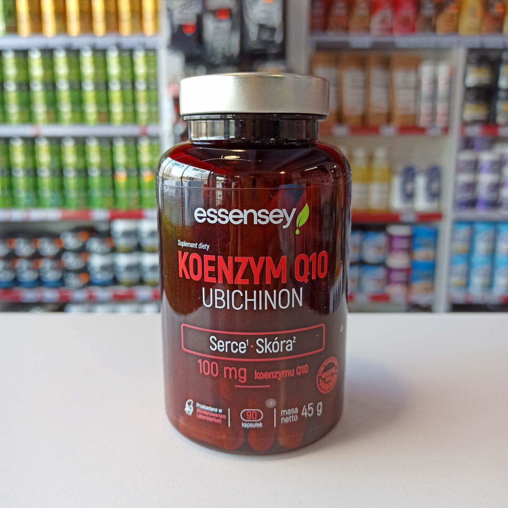 Essensey Koenzym Q10 Ubichinon 90kaps Zdrowa Skóra i serce