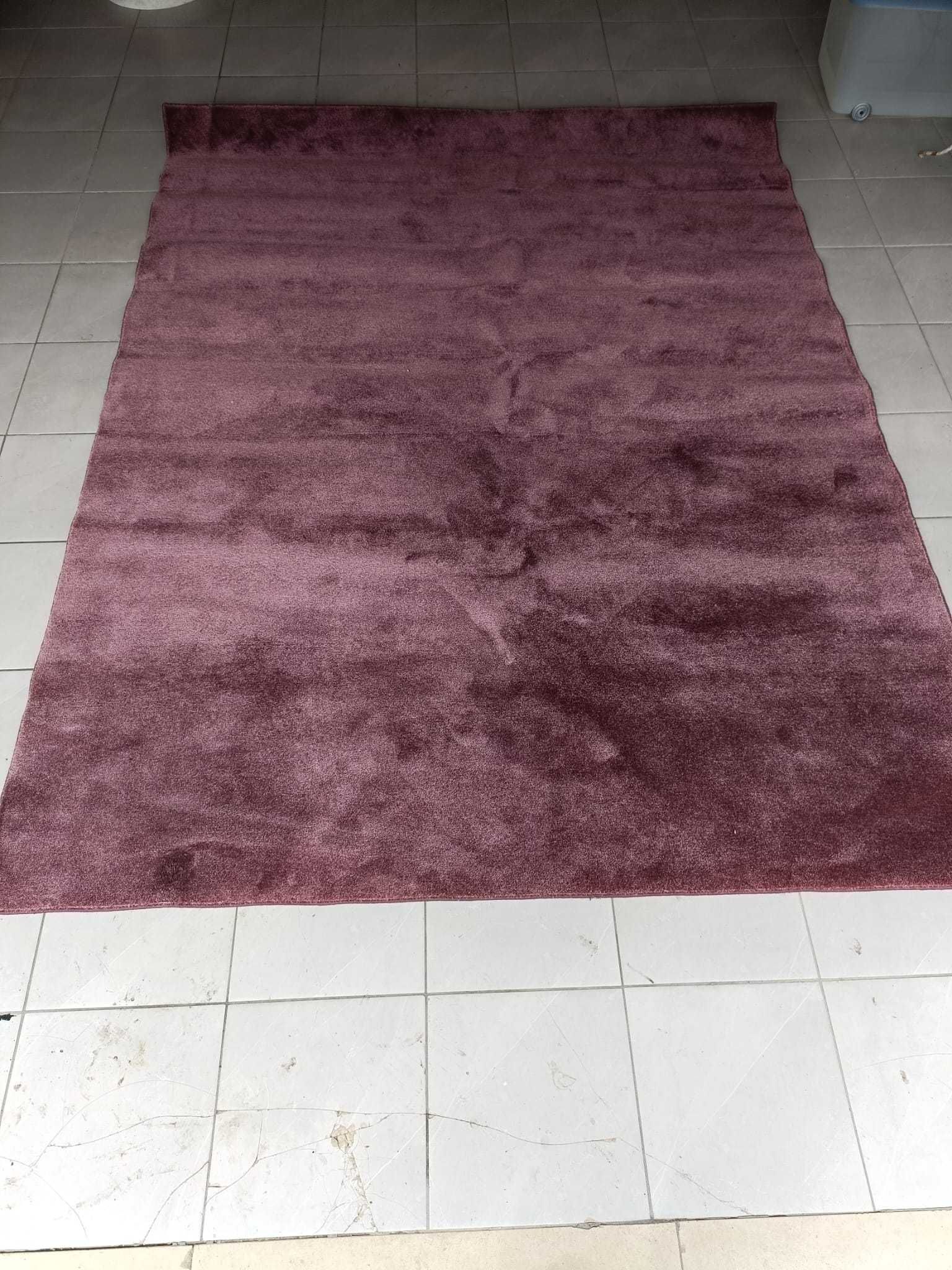 Tapete roxo 1.9x2.5m