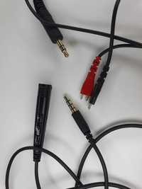 Oryginalny kabel przewód do Sennheiser HD25 i Amperior + pilot + mic