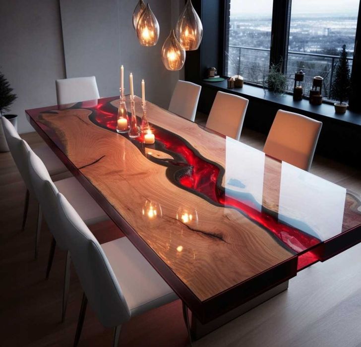 Stoły z żywicy epokaydowej