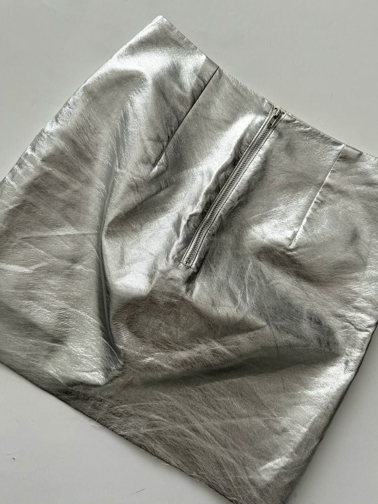 H&M srebrna spódnica