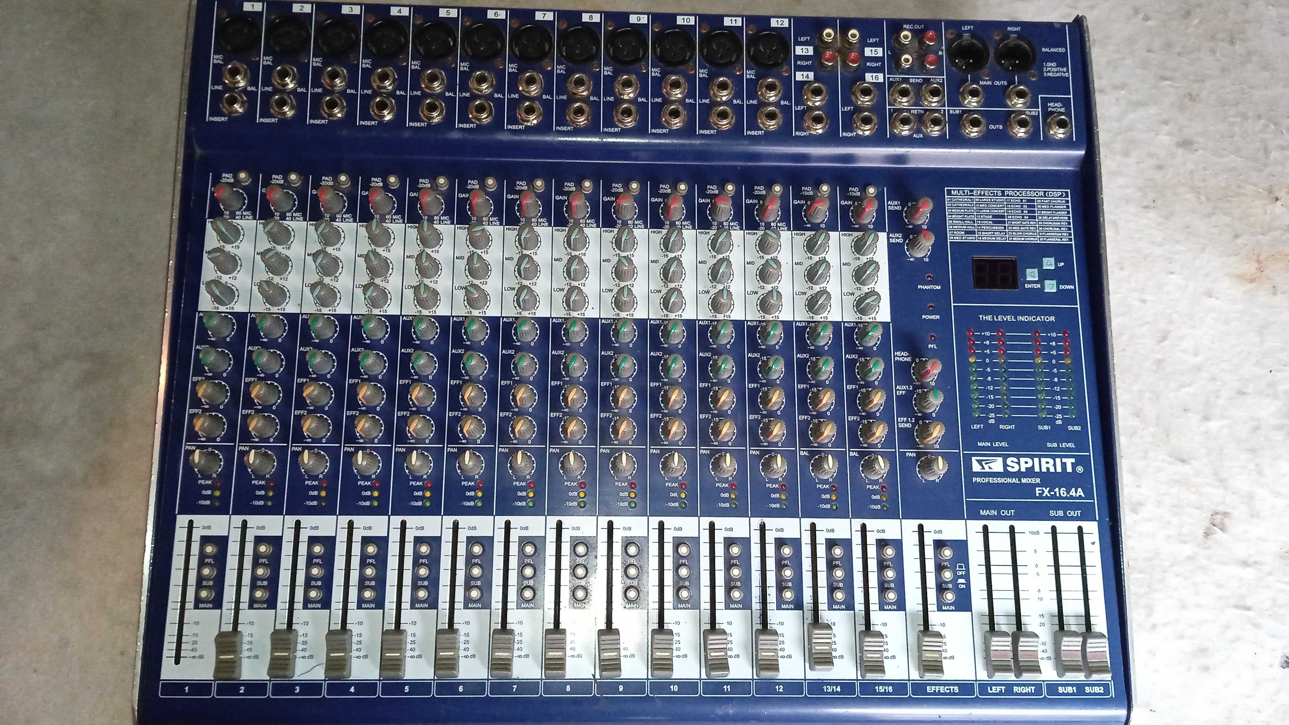 Мікшерний пульт, пульт мікшерний SPIRIT FX-16.4A