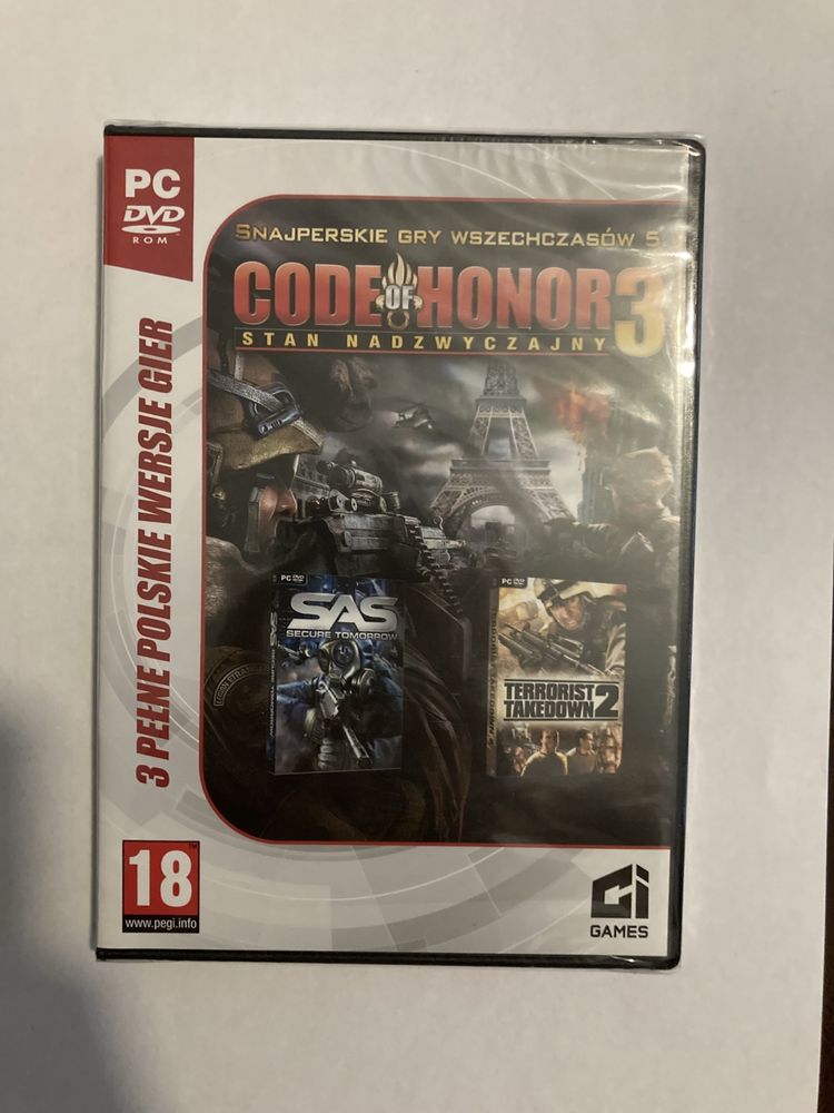 Code Honor 3, SAS, TERRORIST TAKE DOWN 2 PC Nowa Folia