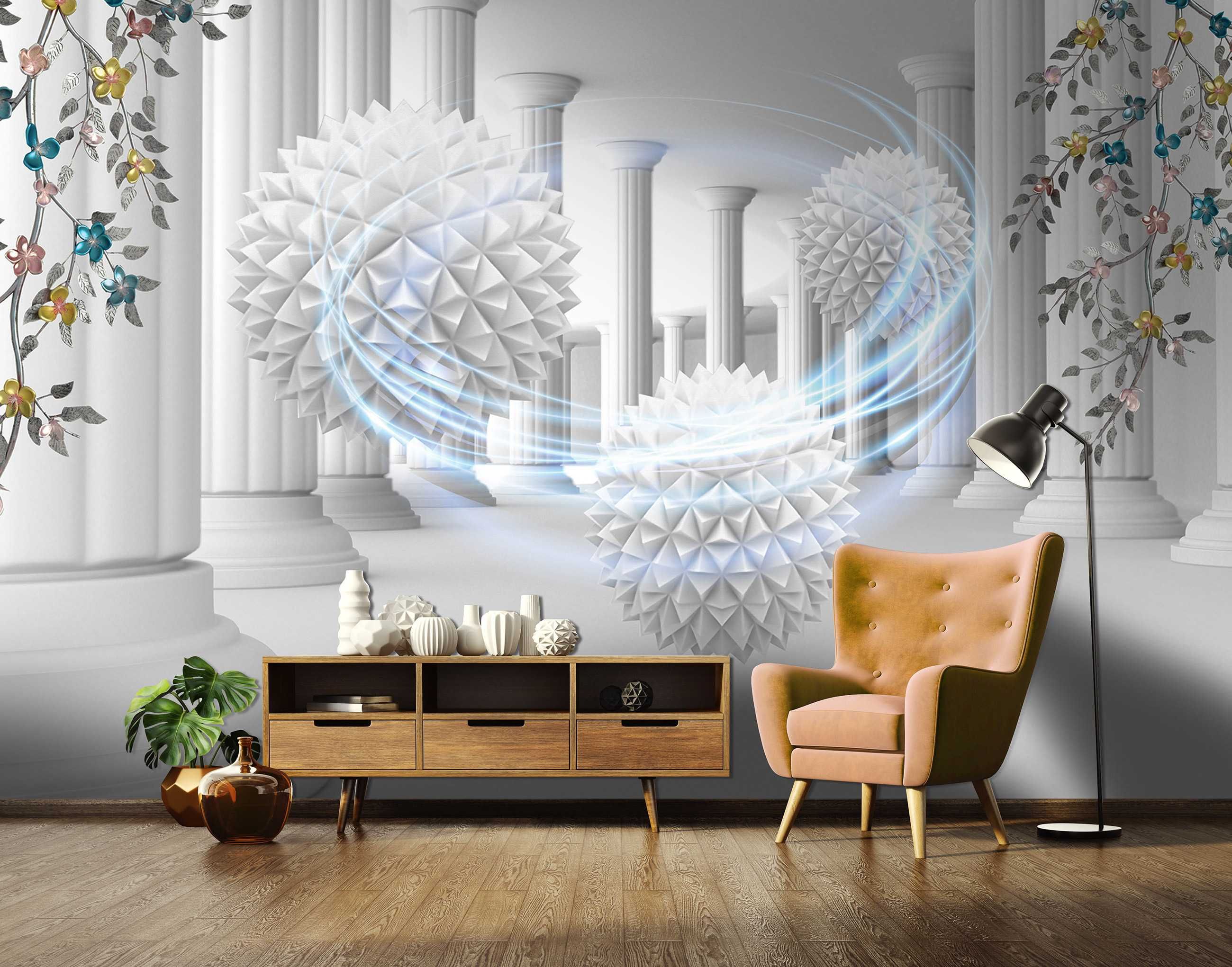 Fototapeta Futuryzm Abstrakcja Do Pokoju 3D Na Twój Rozmiar + KLEJ