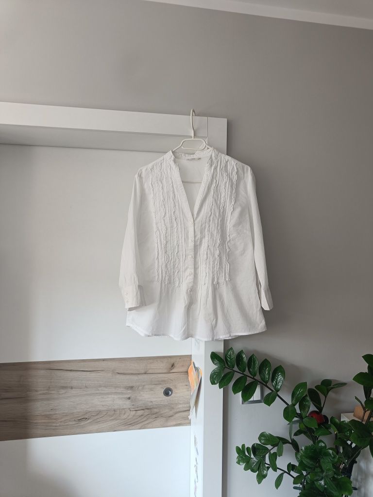 Biała koszula Marks&Spencer L/XL