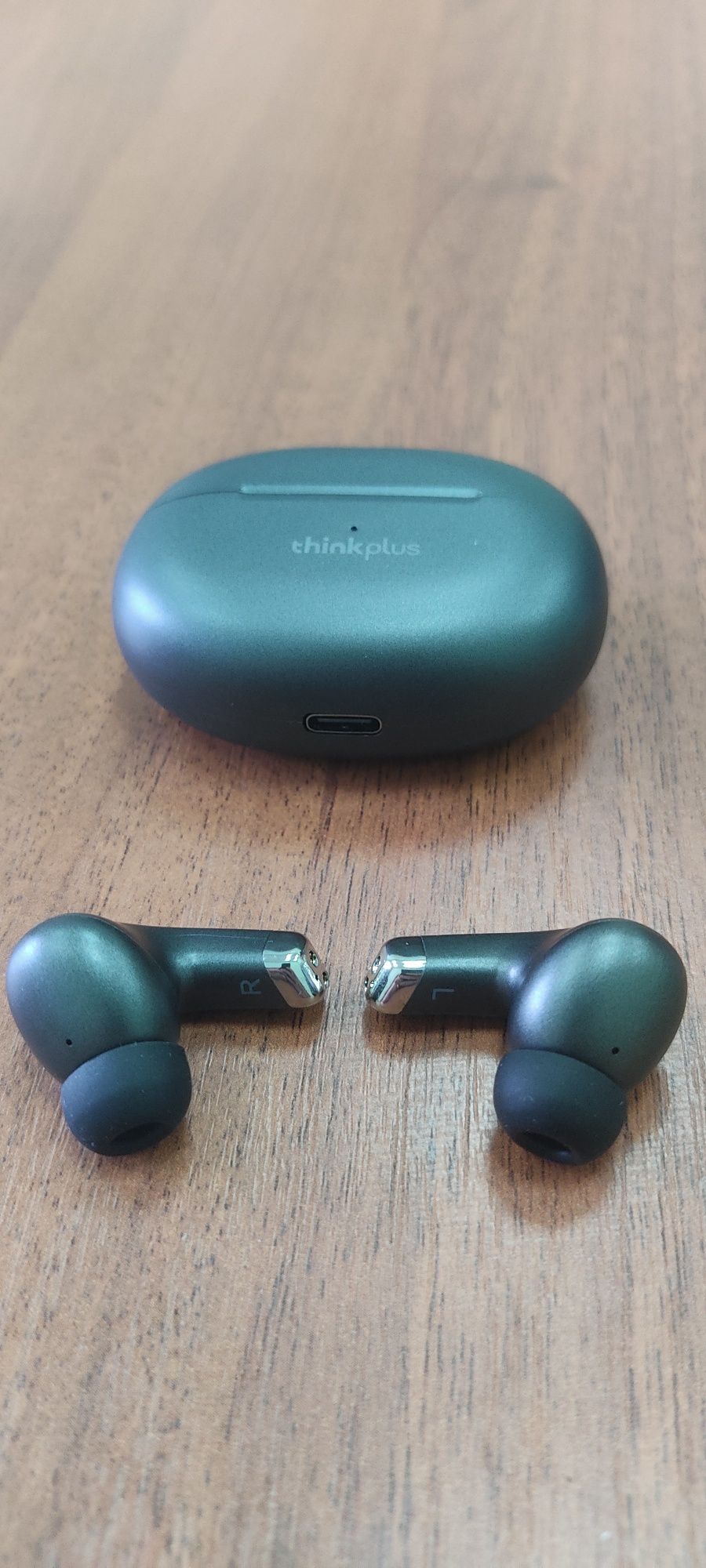 Bluetooth навушники Lenovo LP5 think plus silver(air pods)