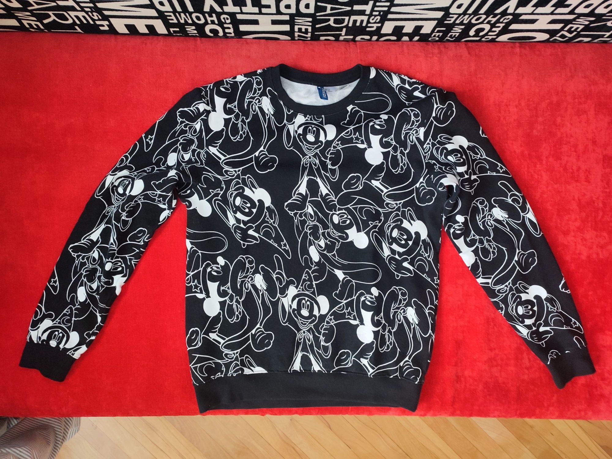 Bluza Disney Myszka Mickey Oversize Jak Nowa!!!