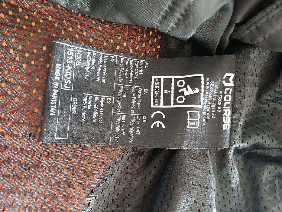 Casaco mota criança