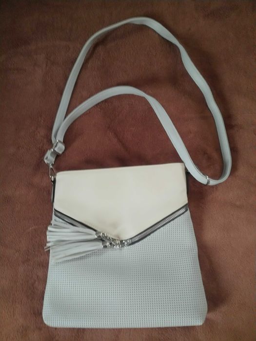 Torebka biało-szara Jenny-Fairy