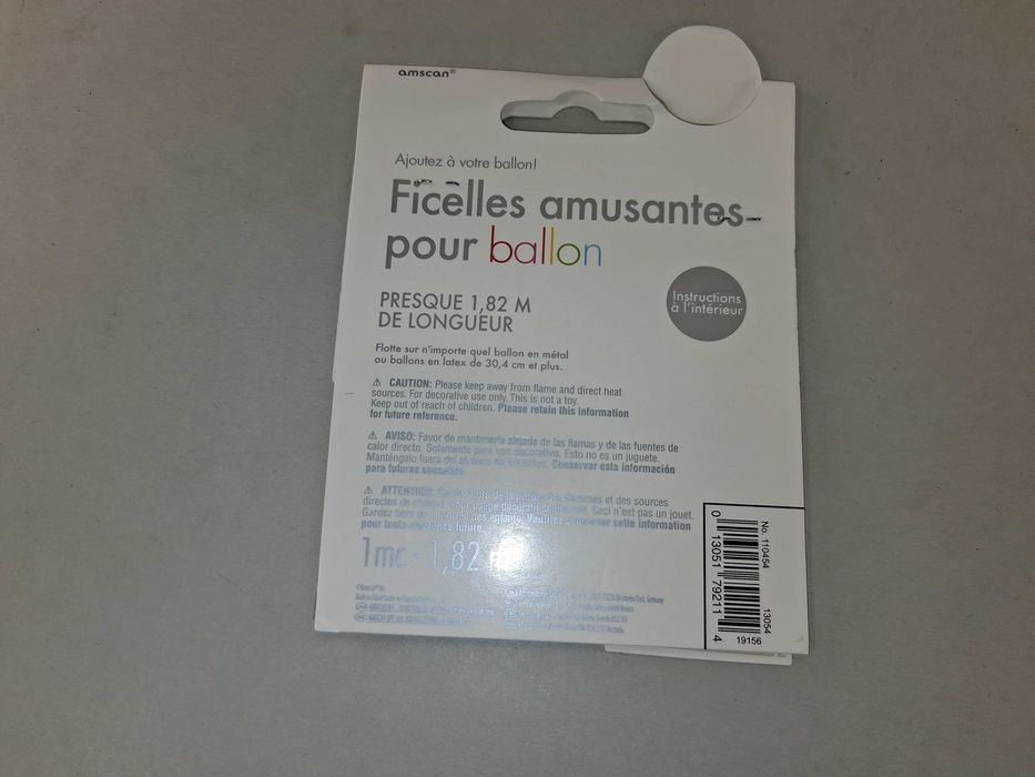 N204 Dekoracyjne Tasiemki Sznurki Do Balonów Fun Strings Amscan 1.82m