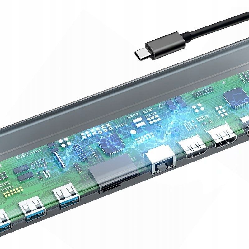 BASEUS adapter HUB usb Typ C  2Xhdmi  3Xusb