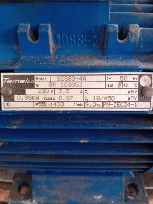 sprzedam nowe i używane silniki elektryczne trójfazowe i na 220v
