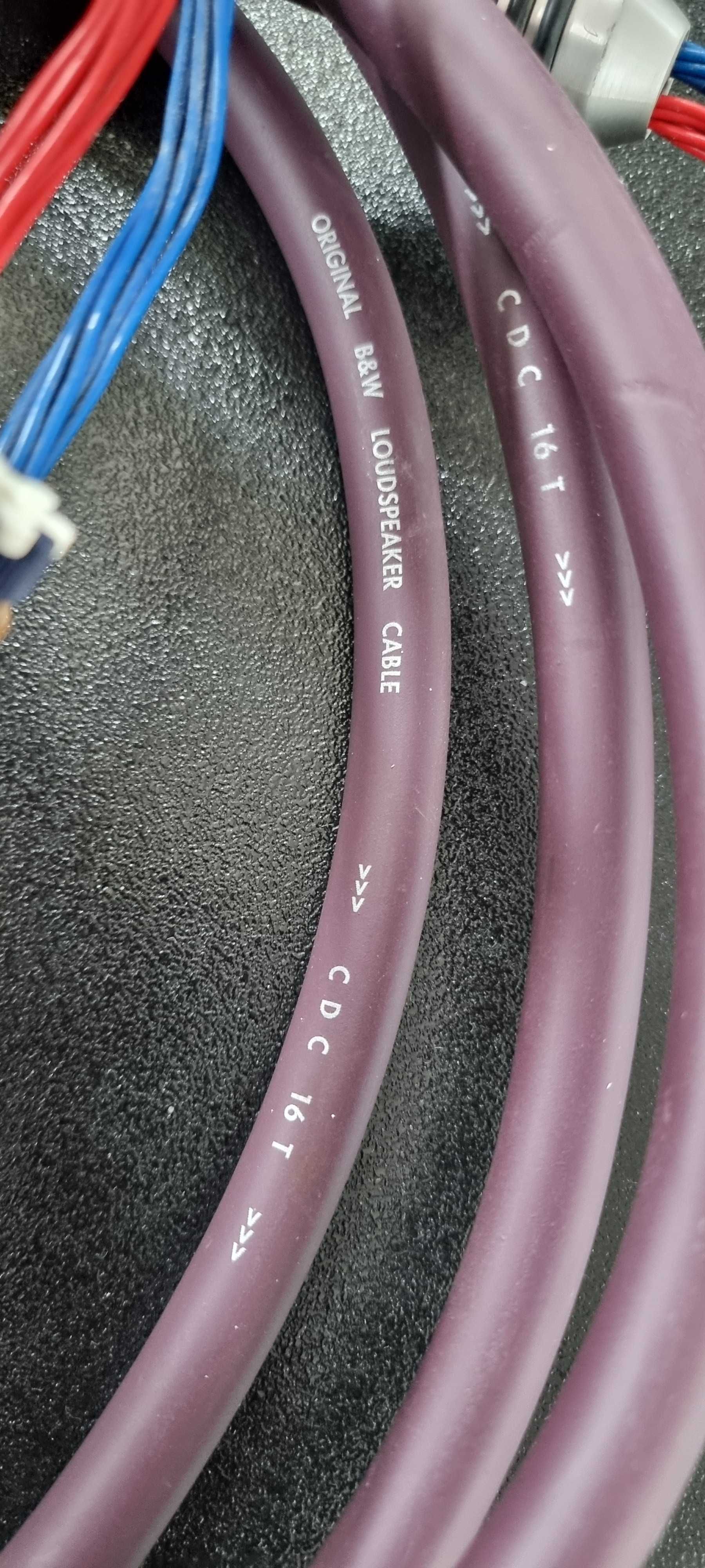 Oryginalny kabel głośnikowy B&W CDC 16T 2x 270 cm z  WBT 0645